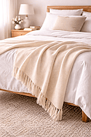 Woven Cotton Throw Blanket