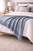 Woven Cotton Throw Blanket