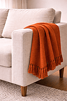 Woven Cotton Throw Blanket
