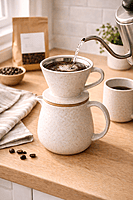 Ceramic Pour-Over Coffee Set