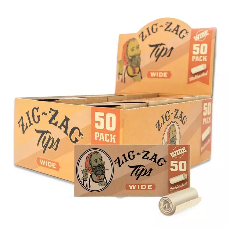 ZIG ZAG:TIPS UNBLEACHED WIDE