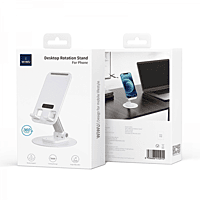 WIWU ZM109 DESKTOP ROTATION STAND FOR MOBILE PHONE AND TABLET - WHITE