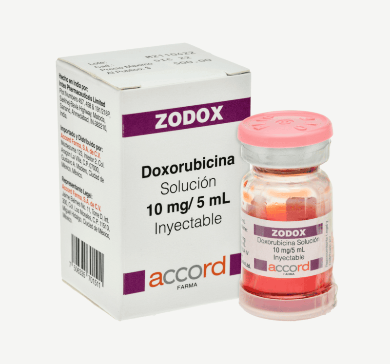 ZODOX(Doxorrubicina)10mg/5l,FRACCIV,267M2012SSAIV