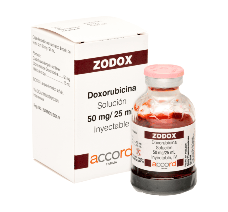 ZODOX(Doxorrubicina)50mg/5l,FRACCIV,267M2012SSAIV