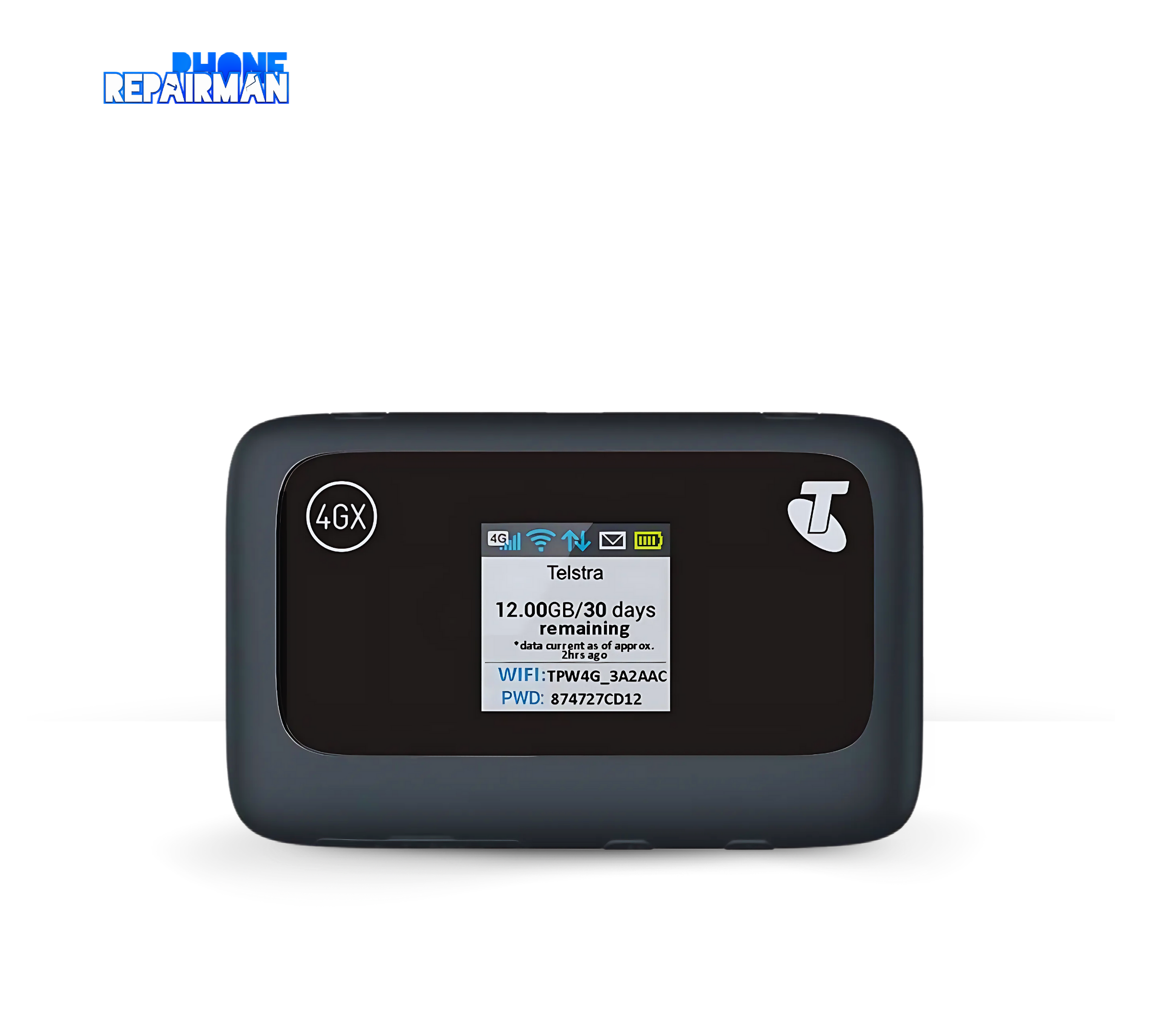 ZTE 4GX Wi-Fi Plus Telstra Pre-Paid (MF910Y) - BLACK Phone Repairman Muswellbrook