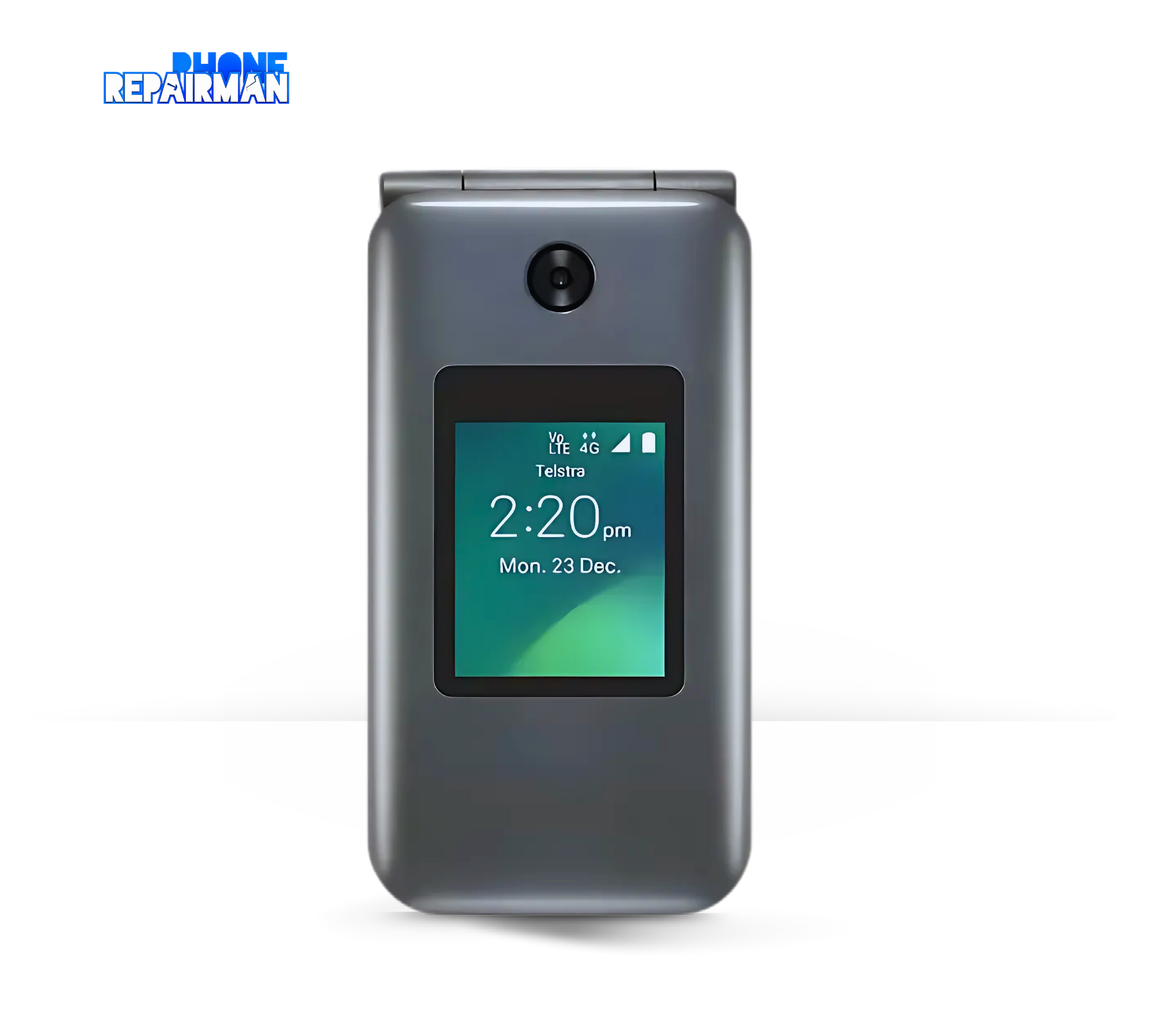 ZTE Flip 4 4GX Telstra Prepaid (Blue Tick) - BLACK Phone Repairman Muswellbrook