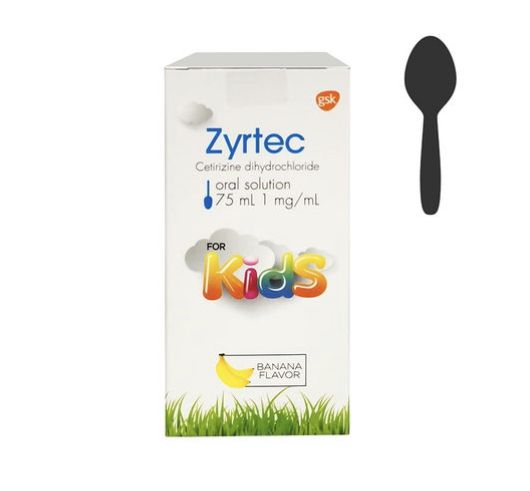 ZYRTEC 1MG/ML ORAL SOLUTION 75ML