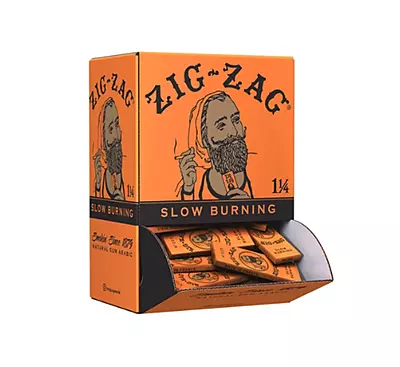 ZIG ZAG PAPERS | FRENCH ORANGE 1 1/4 PAPERS 48CT