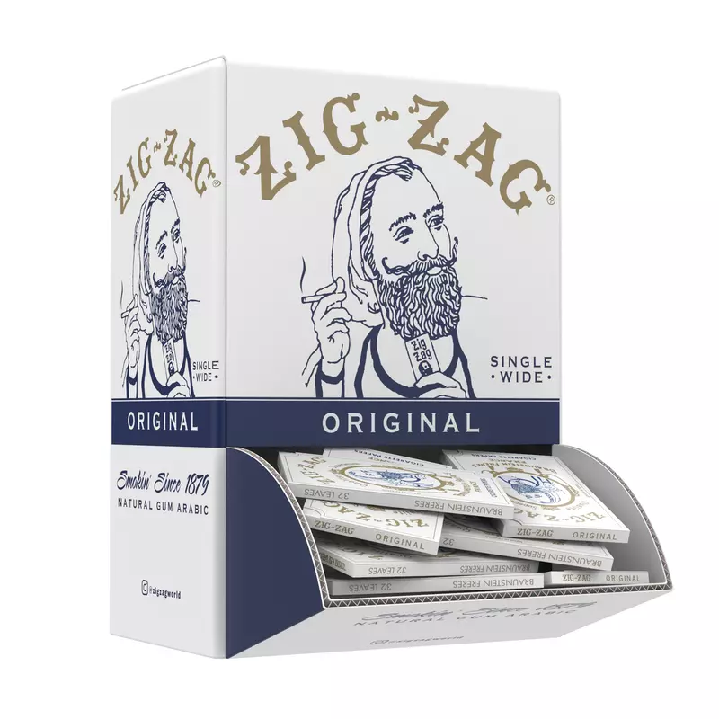 ZIG ZAG PAPERS | ORIGINAL 1 1-4 PAPERS 48CT ZIG ZAG PAPERS | ORIGINAL 1 1-4 PAPERS 48CT