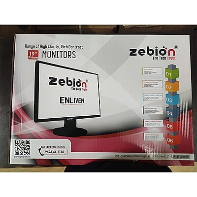 Zebion Monitor 18.5" Hd