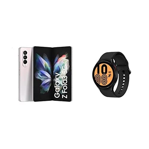 Samsung Galaxy Z Fold3 5G (Phantom Silver, 12GB RAM, 256GB Storage) + Galaxy Watch4 Bluetooth