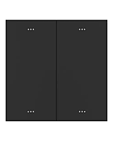 Zigbee 4 Gang Key Switch-EU - Black