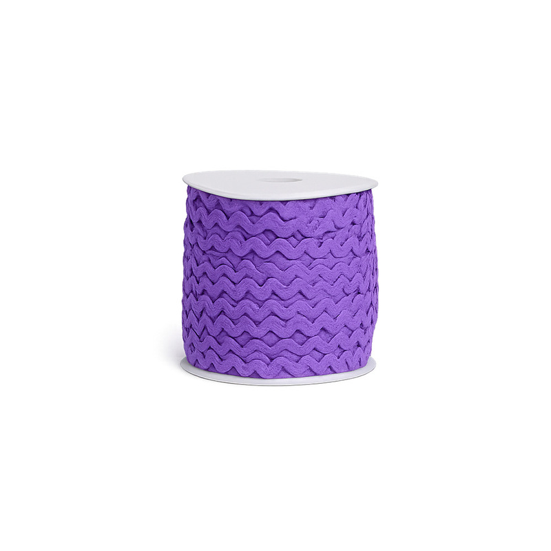Zigzag Tela 5Mm  Morado 9330 Rollo X 100 Metros