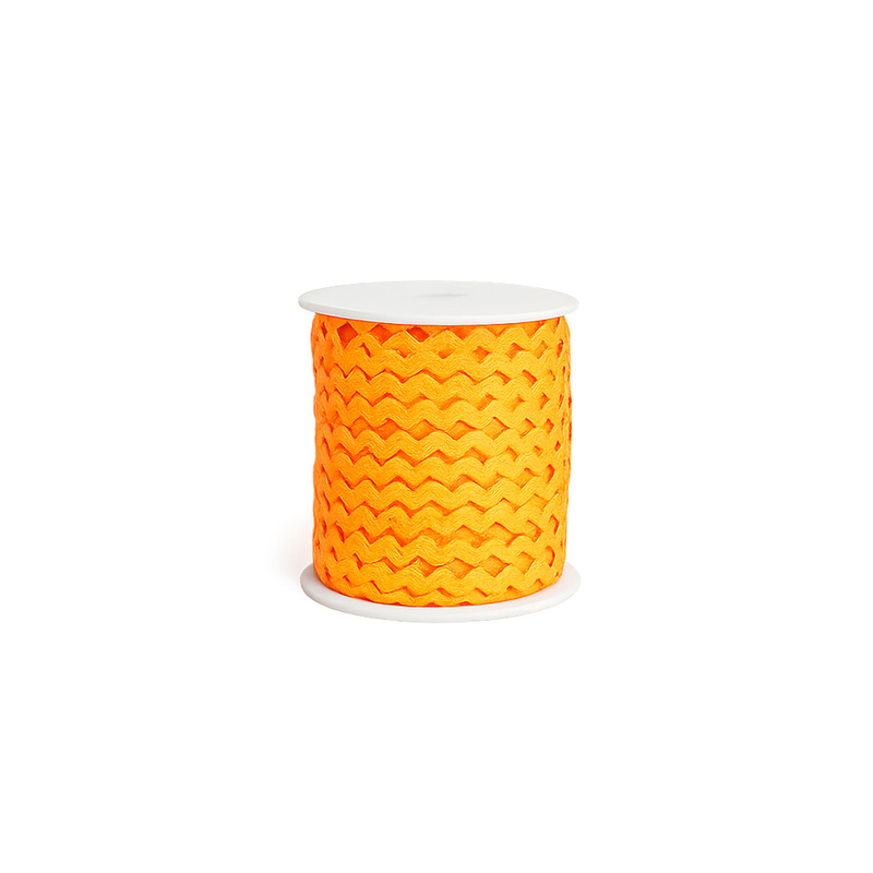 Zigzag Tela 5Mm Naranja 9313 Rollo X 100 Metros Zigzag Tela 5Mm Naranja 9313 Rollo X 100 Metros