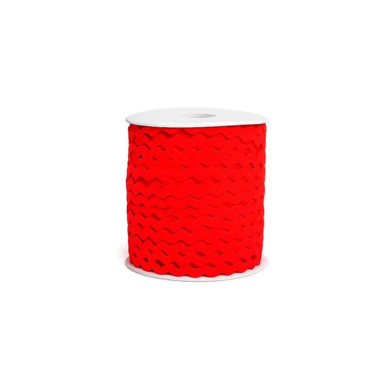 Zigzag Tela 5Mm Rojo 9325 Rollo X 100 Metros Zigzag Tela 5Mm Rojo 9325 Rollo X 100 Metros