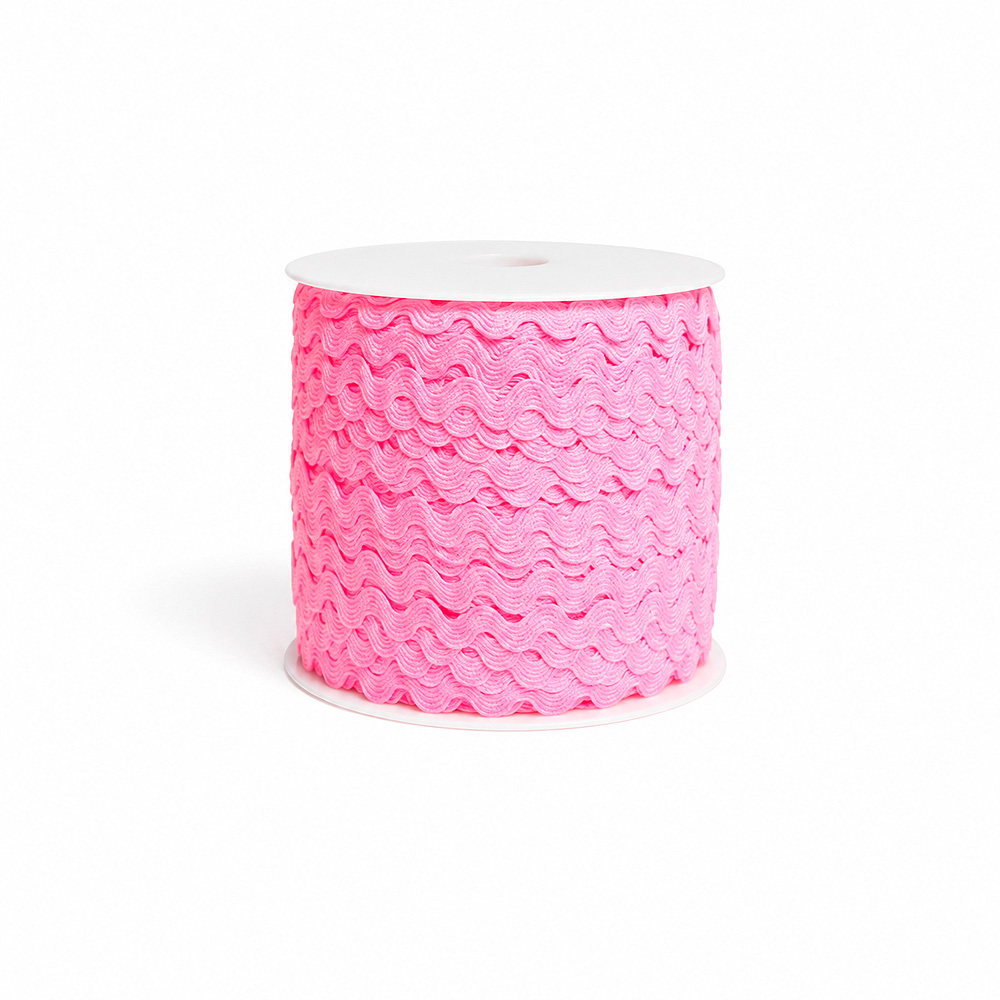 Zigzag Tela 5Mm Rosado Clar 9320 Rollo X 100 Metros Zigzag Tela 5Mm Rosado Clar 9320 Rollo X 100 Metros
