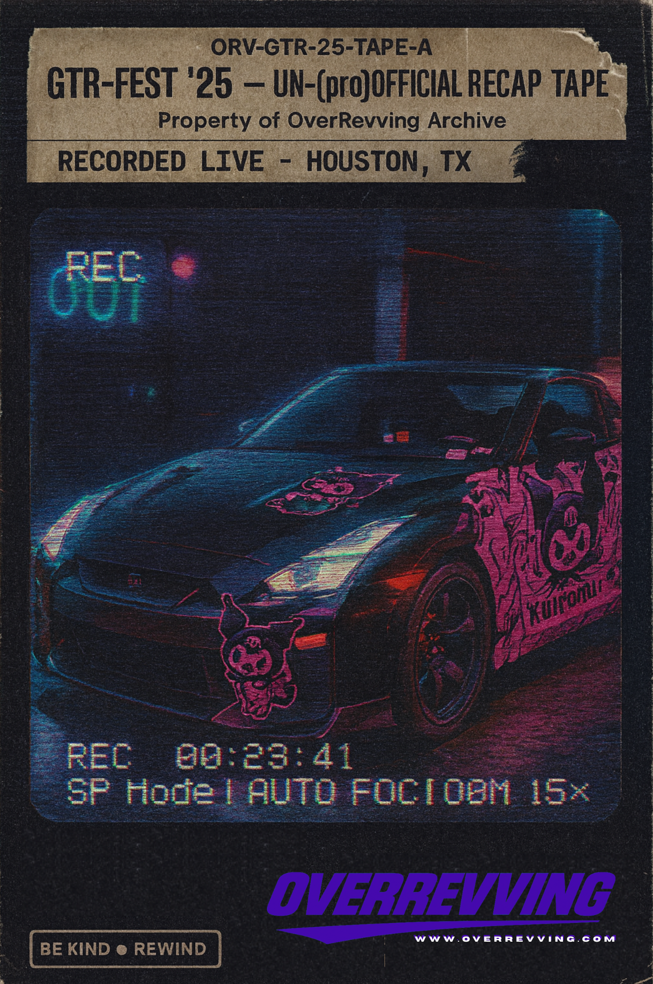 OverRevving Zine — Issue #1 (GTR-Fest ’25 Retro Tape Edition)