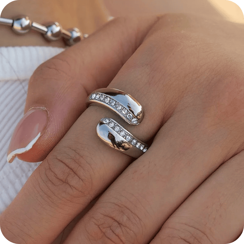 Zircon Water Drop Ring