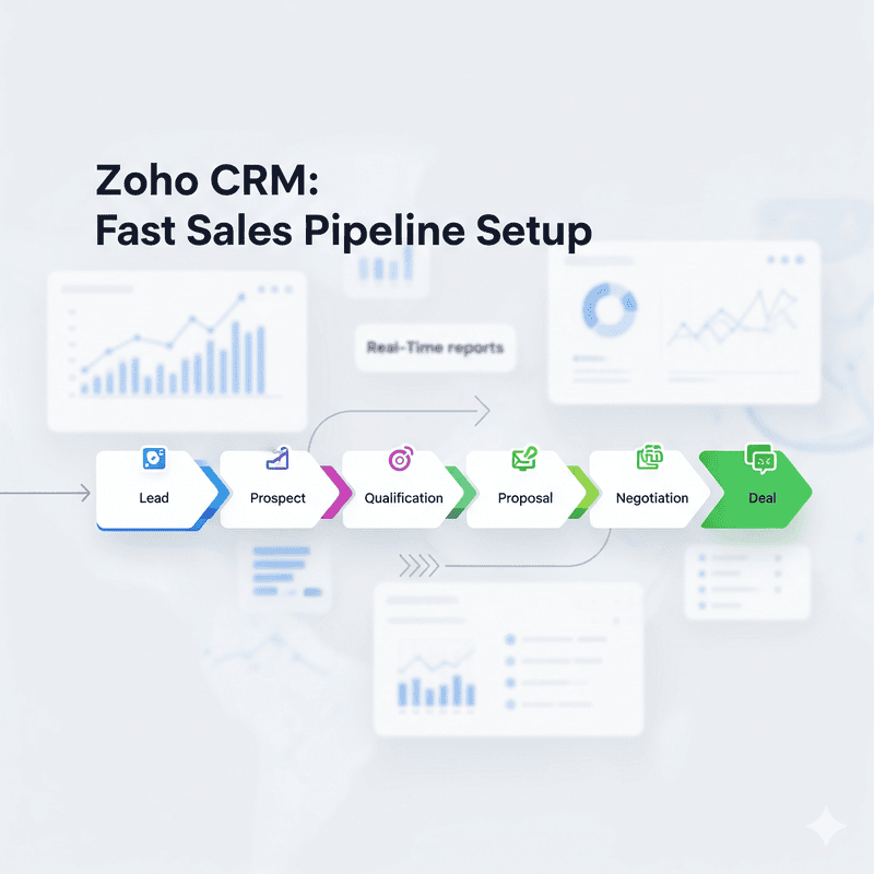 Zoho CRM: Fast Sales Pipeline Setup