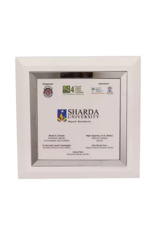 SHARDA UNIVERSITY PLAQUES TROPHY