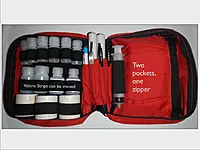 Two pockets, one zipper.
