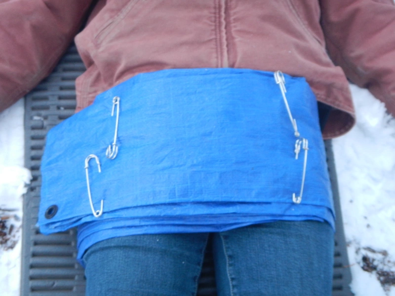 Blanket Pins on Splint