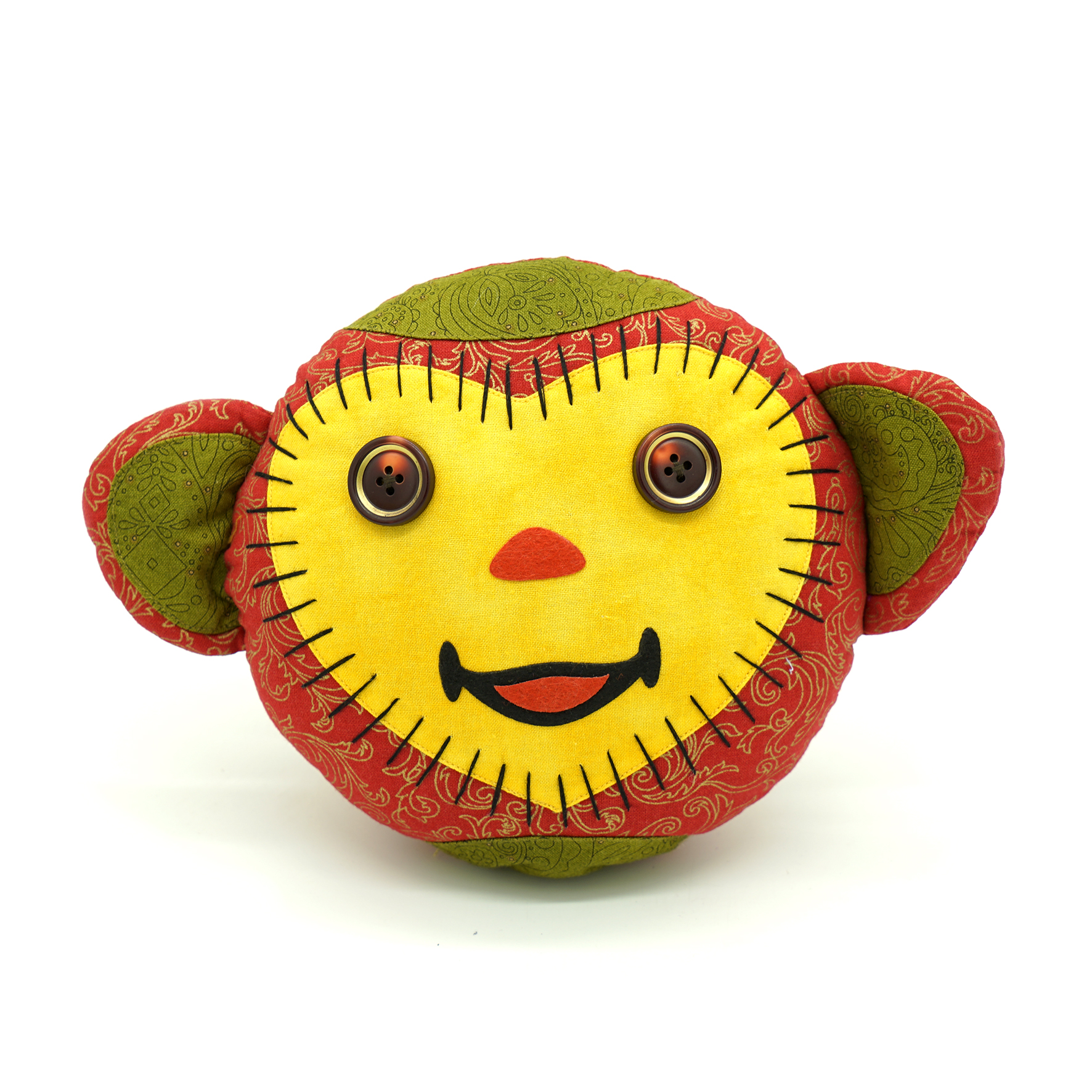 Khỉ Tài Trí Mẹ - Thủ Công Nhồi Bông, Vải Cotton Khỉ Tài Trí Mẹ - Thủ Công Nhồi Bông, Vải Cotton