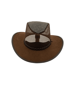 Arenas Bros Leather Mesh Brown Edge Arenas Bros Leather Mesh Brown Edge