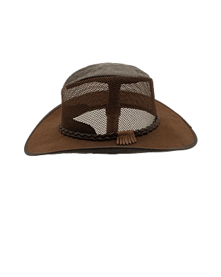 Arenas Bros Leather Mesh Brown Edge Arenas Bros Leather Mesh Brown Edge