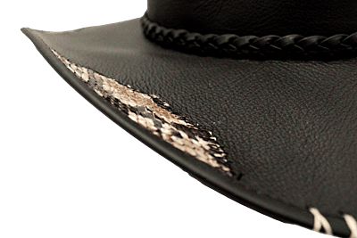 Rocky Bal Boa Snake Leather