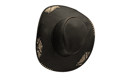 Rocky Bal Boa Snake Leather