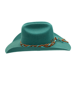 Arenas Bros Felt Teal Heart