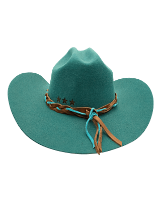 Arenas Bros Felt Teal Heart