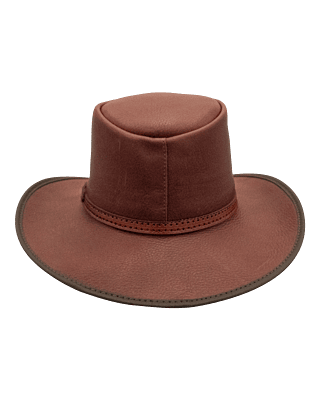 Arenas Bros Leather crusher Red Brown Arenas Bros Leather crusher Red Brown