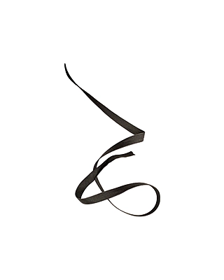 KNIT ELASTIC 1" BLACK 1 YARD