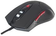 176071 Manhattan Wired Optical Gaming Mouse with LEDs  USB Si Button with Scroll Wheel Adjustable DPI