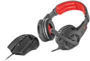 TRS21472 Trust TRS21472 GXT 784 Gaming Headset and Mouse Retail Bo  1 year Limited Warranty