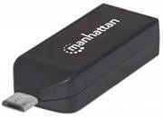 406222 Manhattan imPORT Link  Mobile OTG Adapter Micro USB 2.0 to USB 2.0 24in1 Card Reader/Writer Re