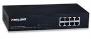 560764 Intellinet 8Port Fast Ethernet PoE+ Switch  8  PoE ports IEEE 802.3at/af PoweroverEthernet (Po