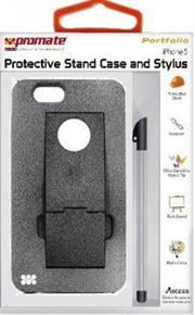 5959144000382 Promate Portfolio iPhone 5 Snapon design Protective Stand Case and Stylus for iPhone 5 / 5sGrey R 5959144000382 Promate Portfolio iPhone 5 Snapon design Protective Stand Case and Stylus for iPhone 5 / 5sGrey R