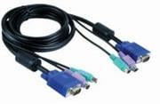 DKVMCB5 DLink 5.0M PS/2 Cable Kit for PS/2 KVM Switch Retail Bo