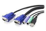 FIC13333 Neti VGA USB and PS2 KVM Cable 3metre OEM Packaging