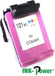 IP121XLC Inkpower Generic for HP 121XL Colour Inkjet Cartridge CC644HE for use with Deskjet D1560/D1663 / F2