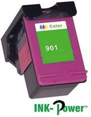 IP901XLTC InkPower Generic Replacement Single Tri Colour Officejet Ink Cartridge CC656A for HP901XL TriColou