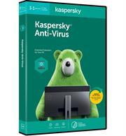 KL11719XDFS20ENG Kaspersky 2020 AntiVirus 3User Retail Packaging No Warranty on Software
