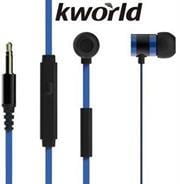 KWS18 Kworld KW S18 In Ear Mobile Gaming Earphones Stereo Silicone Earbuds with Inline intelligent Contro
