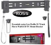 ROLPSRFS400 Ross Essentials series Low Profile 3270 inch Flat to Wall LCD TV Mount Bracket Retail Bo  1 Year ROLPSRFS400 Ross Essentials series Low Profile 3270 inch Flat to Wall LCD TV Mount Bracket Retail Bo  1 Year