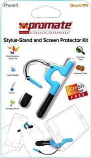 0161815525895 Promate Overt.iP5 iPhone 5 StylusStand and Screen Protector Kit  Retail Bo  1 Year Warranty 0161815525895 Promate Overt.iP5 iPhone 5 StylusStand and Screen Protector Kit  Retail Bo  1 Year Warranty