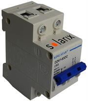SOLDZ4763DC Solari DZ4763DC Series 2 Pole Mini Circuit Breaker 35 mm Din Rail Circuit Breaker Rated DC Curren