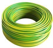 SOLEW6MM100M Solari Insulated 6mm² Yellow And Green Earth Wire 100 Metre Roll Cable Cross Section 6mm² Cable S SOLEW6MM100M Solari Insulated 6mm² Yellow And Green Earth Wire 100 Metre Roll Cable Cross Section 6mm² Cable S